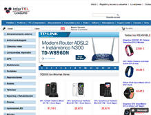 Tablet Screenshot of infortelcd.com